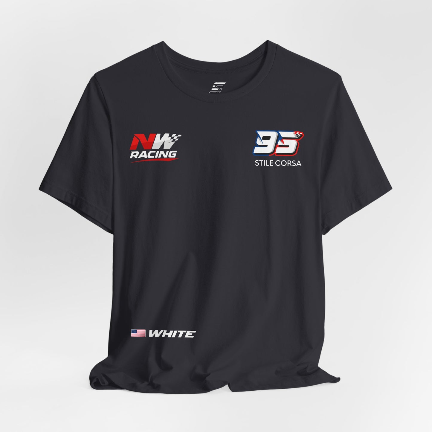White #95 Raceday Tee - Unisex Fit