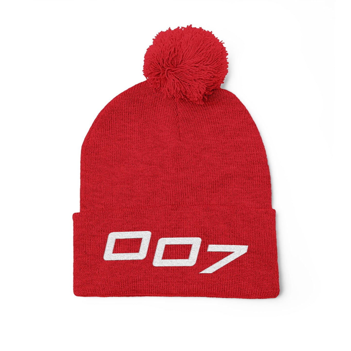 DiLauro #007 Rosso Pom Beanie