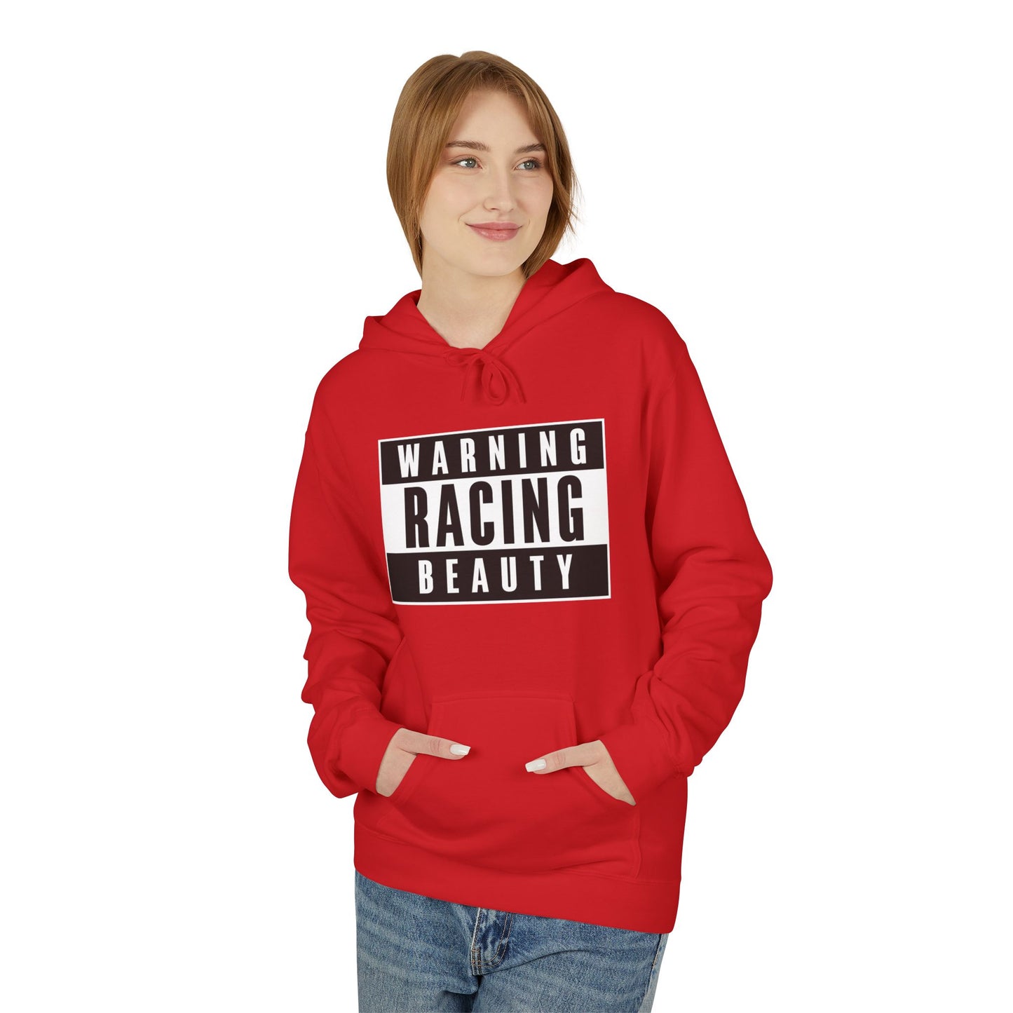 Warning Racing Beauty - Fleece Hoodie
