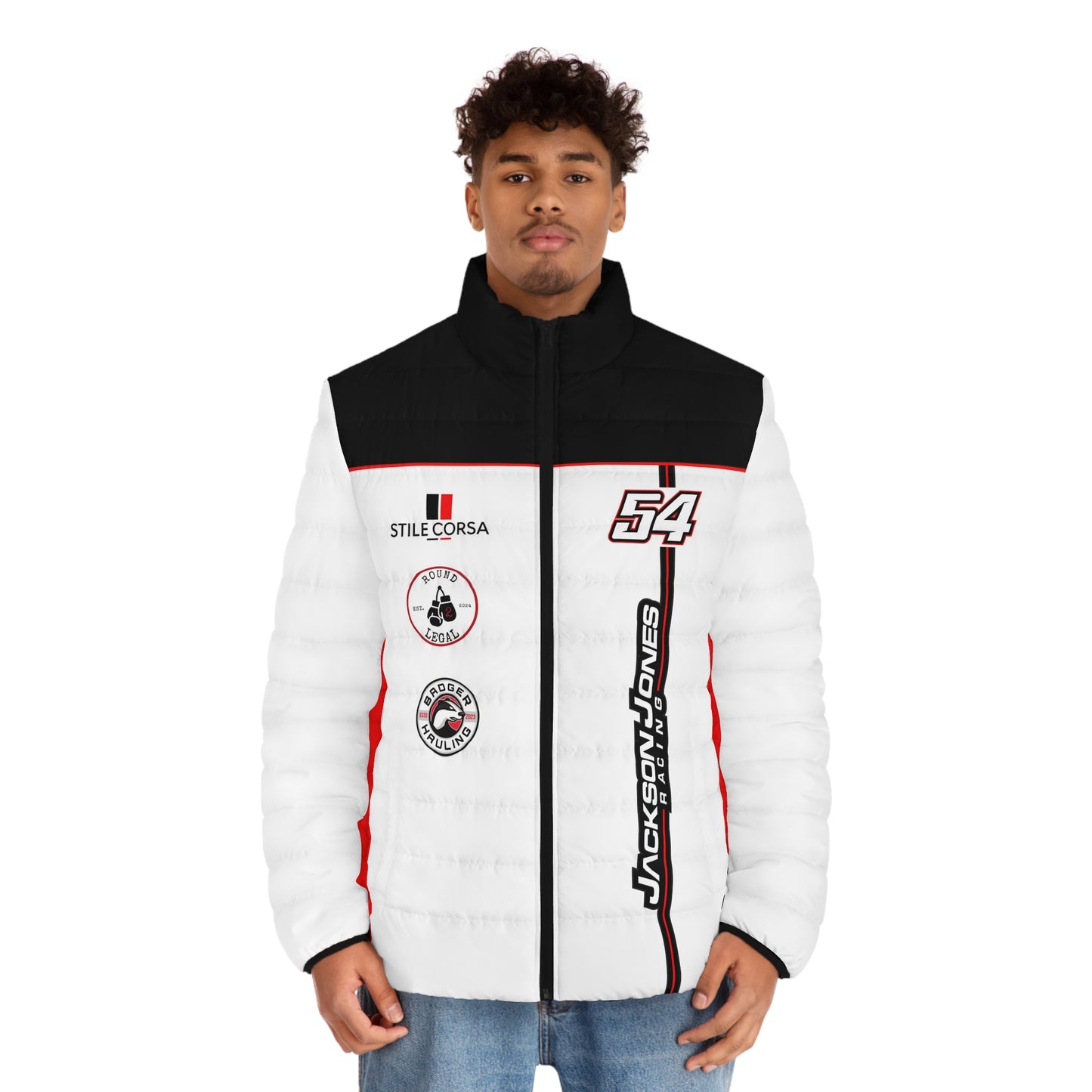 Jackson Jones #54 Track Dominator Puffer - Men's Fit