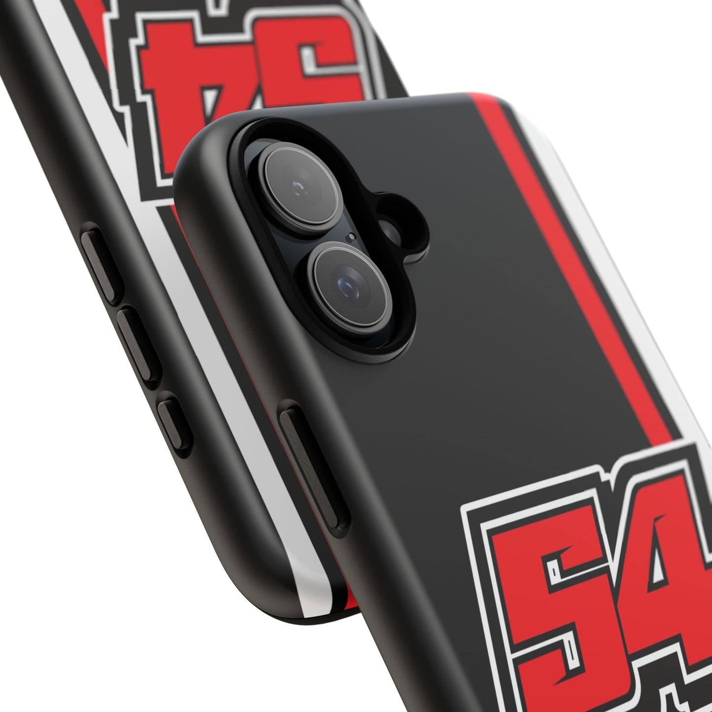 Brandon Justice #54 Race Stripe Phone Case