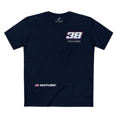 Matusic #38 Raceday Tee - Men's Fit