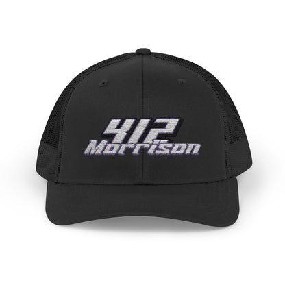 Morrison #412 Night Grid Trucker Cap