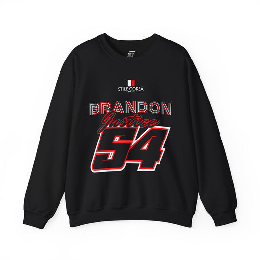 Brandon Justice #54 Midnight Apex Crewneck