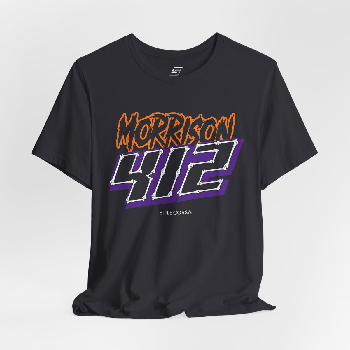 Morrison #412 — Haunted Grid Signature Tee