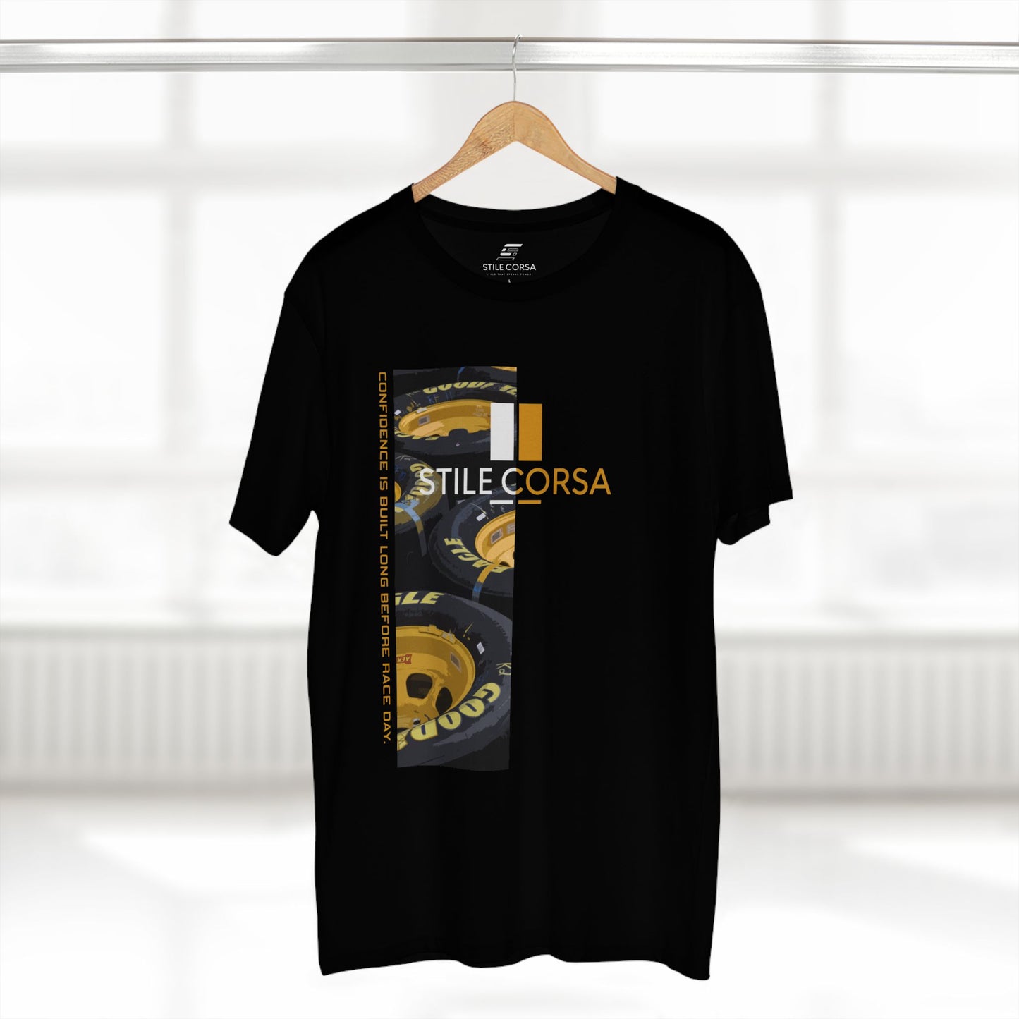 Pit Lane Noir Stile Corsa Tee