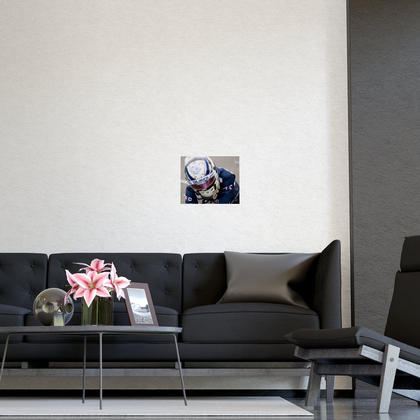 Helmeted Valor – Matte Finish Poster