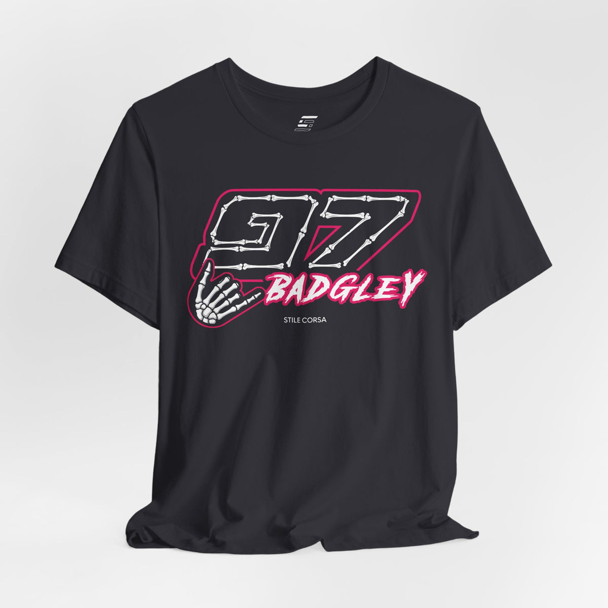 K. Badgley #97 — Haunted Grid Signature Tee