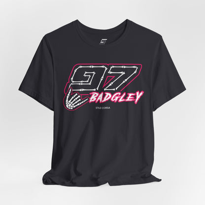 K. Badgley #97 — Haunted Grid Signature Tee