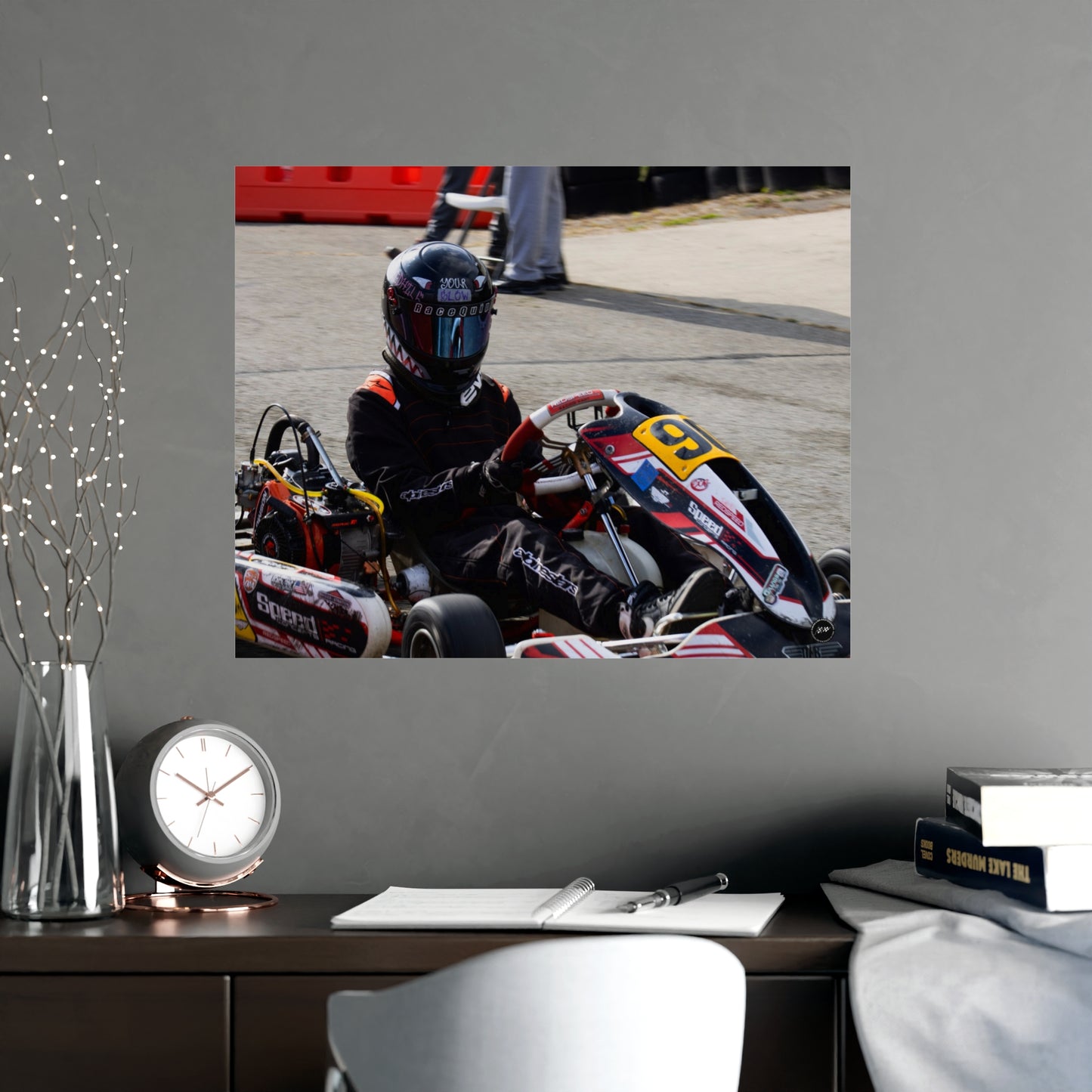 Rebel in Red – Matte Finish Poster