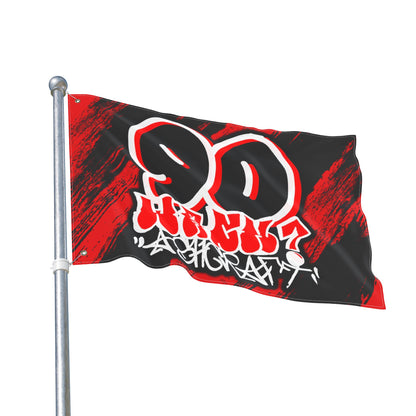 Ashcraft #90 Gridwave Flag