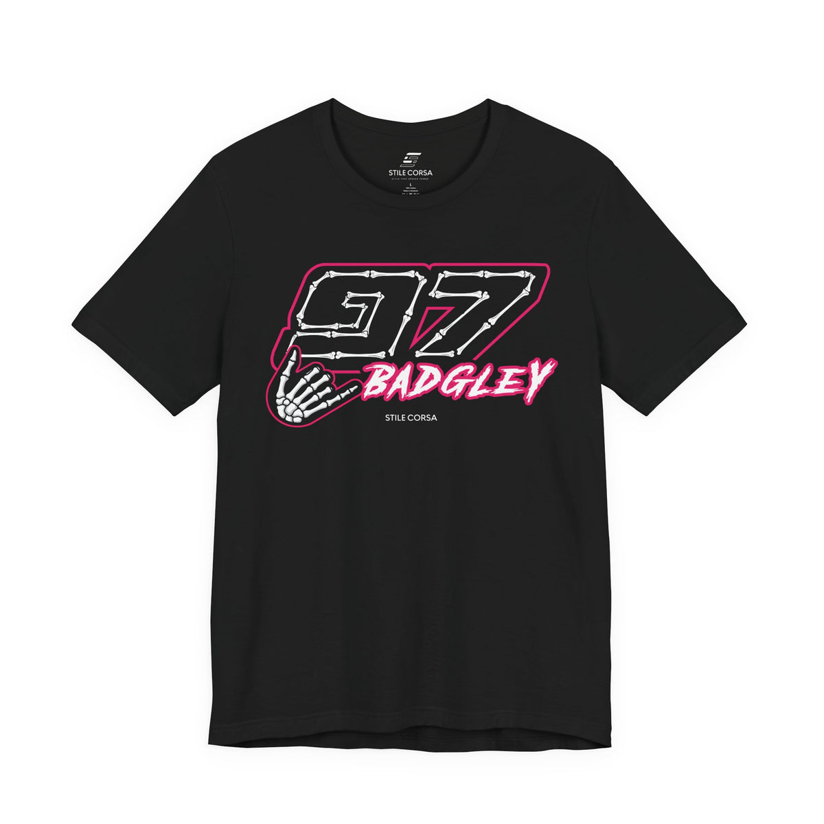 K. Badgley #97 — Haunted Grid Signature Tee