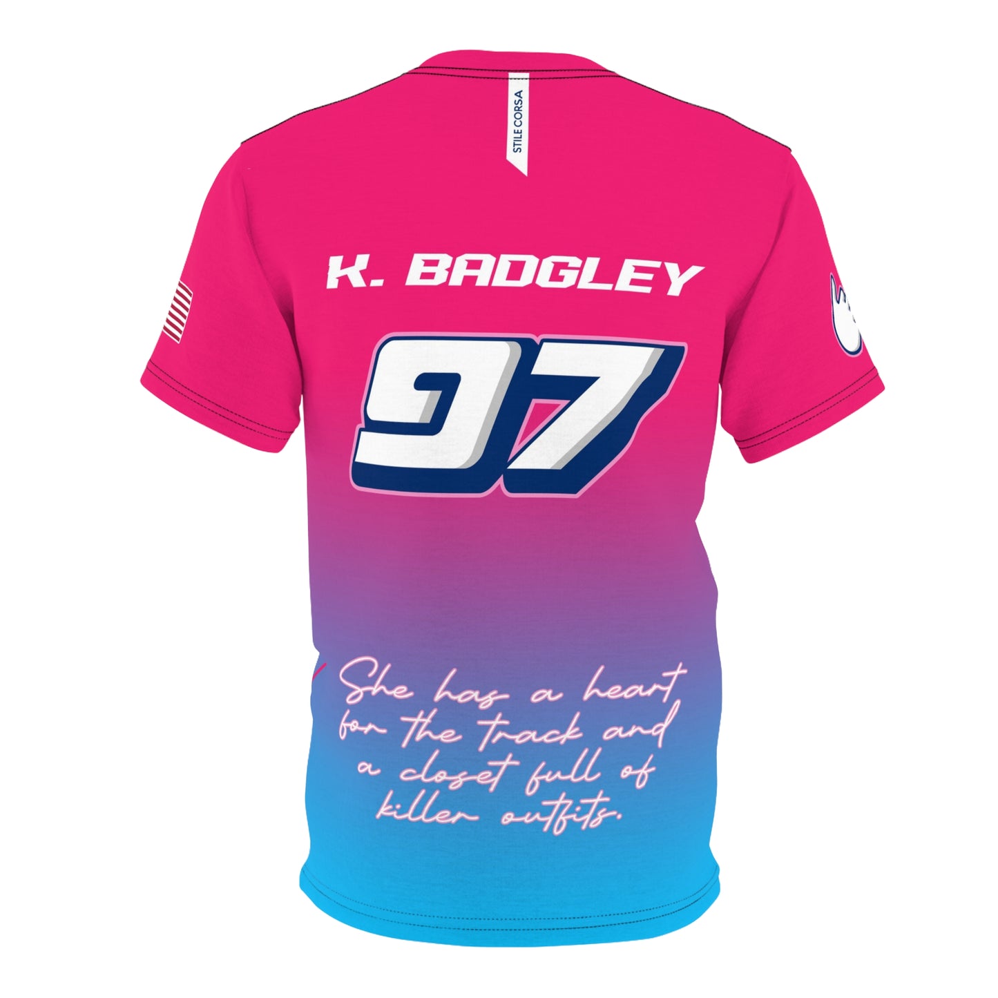 Badgley #97 Gradient Rush Performance Tee