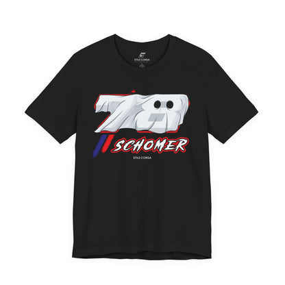 Schomer #78 — Haunted Grid Signature Tee