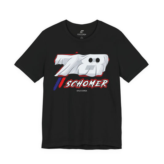 Schomer #78 — Haunted Grid Signature Tee
