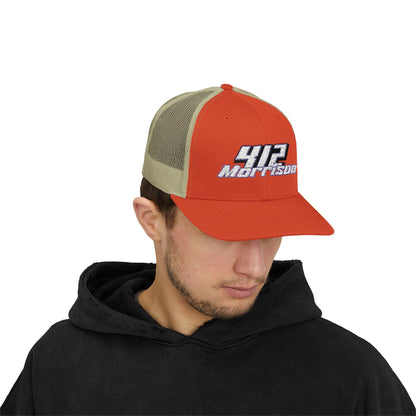 Morrison #412 Night Grid Trucker Cap