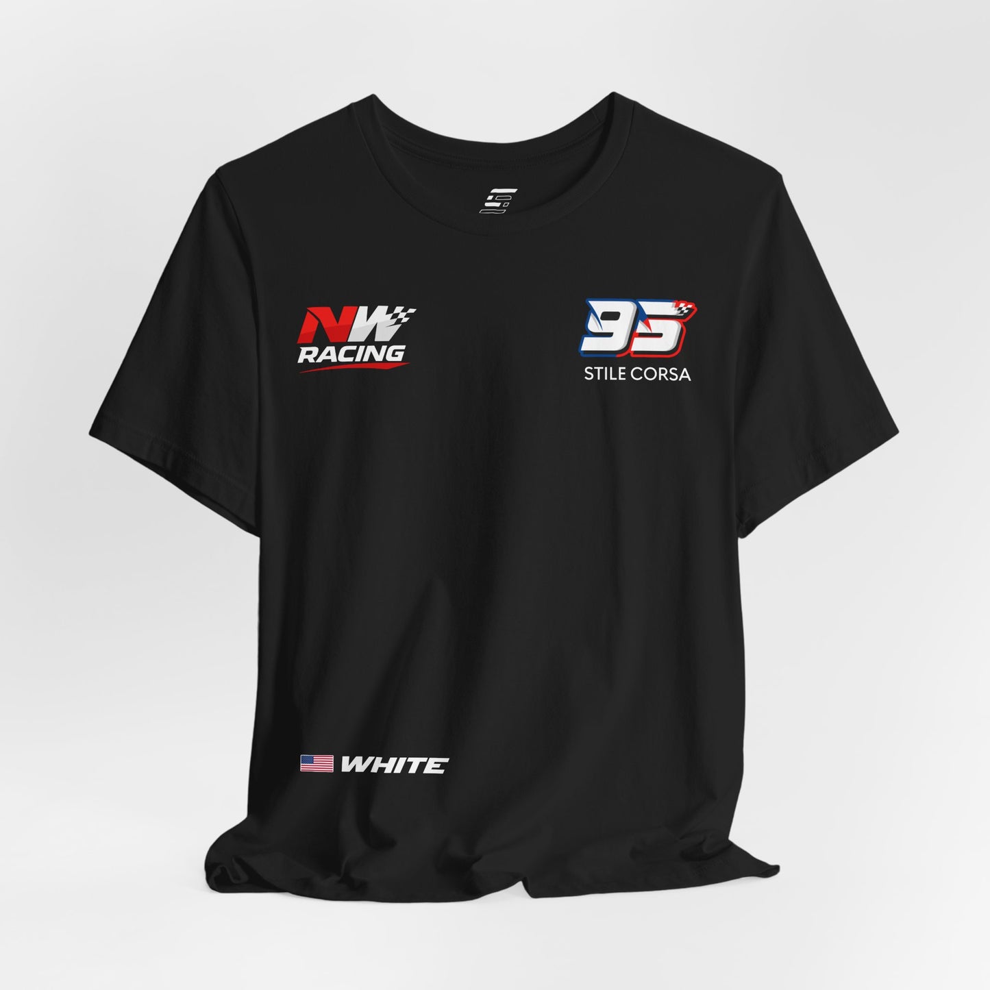 White #95 Raceday Tee - Unisex Fit