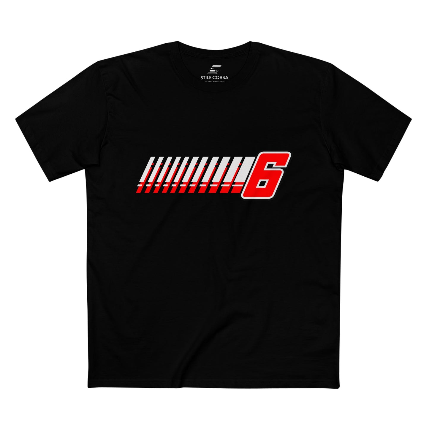 Black Corsa Tee – Custom Number Edition