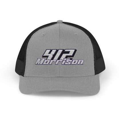 Morrison #412 Night Grid Trucker Cap