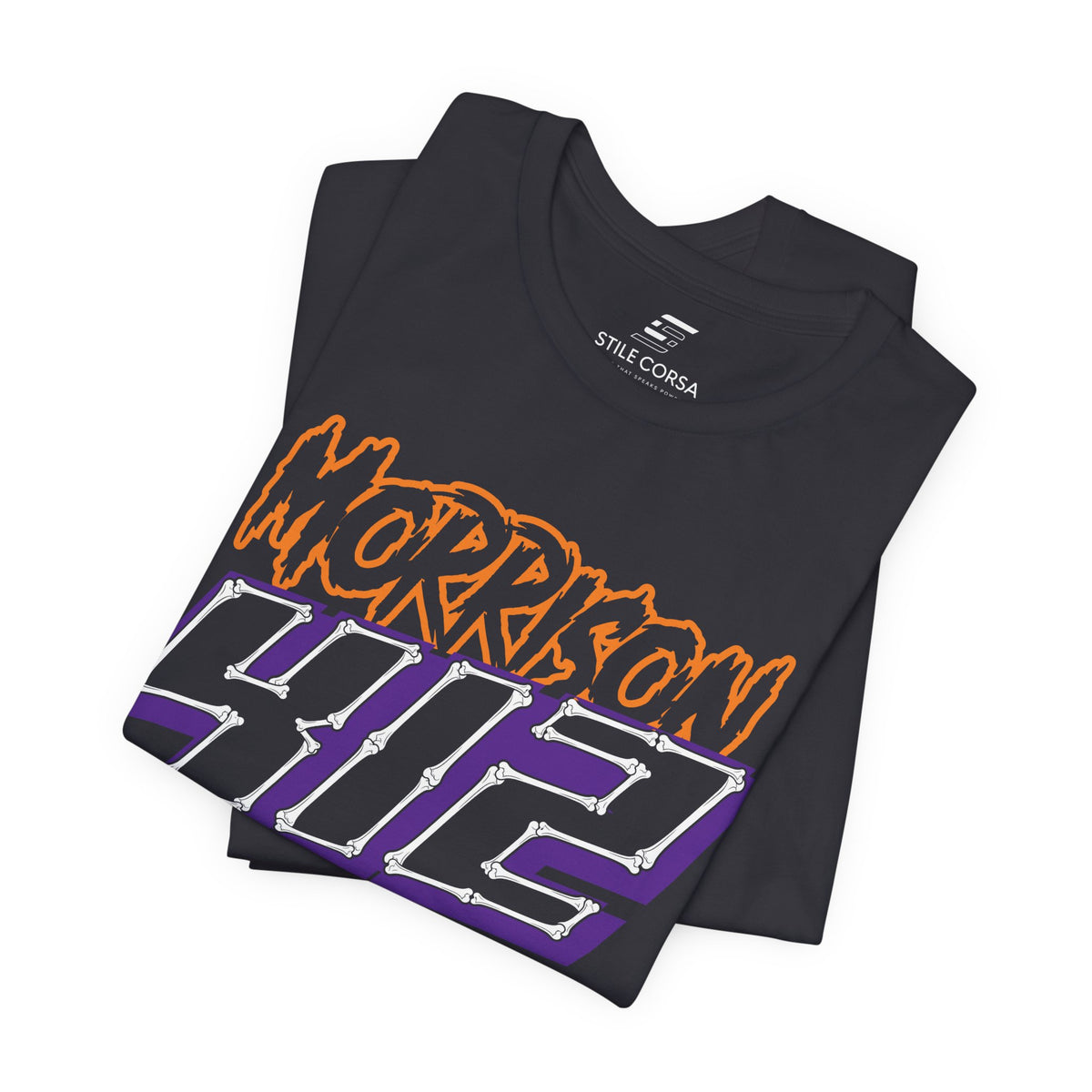 Morrison #412 — Haunted Grid Signature Tee