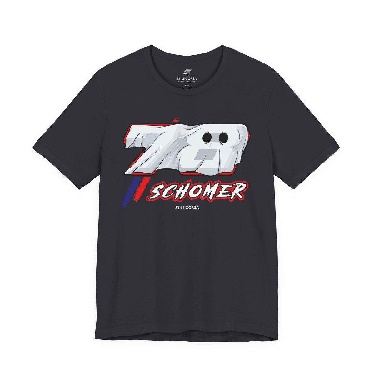 Schomer #78 — Haunted Grid Signature Tee