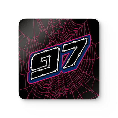 Badgley #97 - Haunted Grid Coaster Set