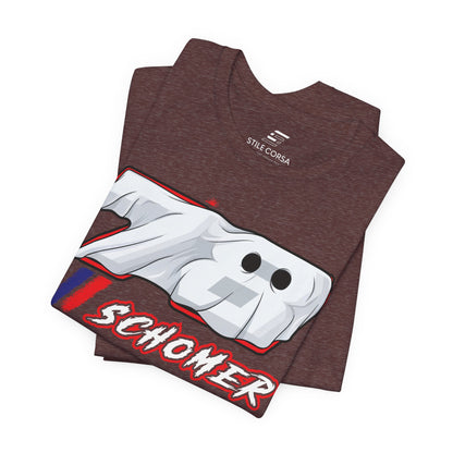 Schomer #78 — Haunted Grid Signature Tee