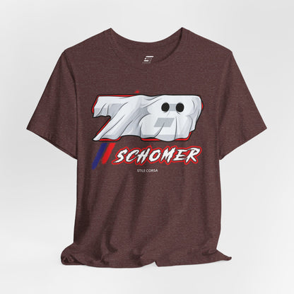 Schomer #78 — Haunted Grid Signature Tee