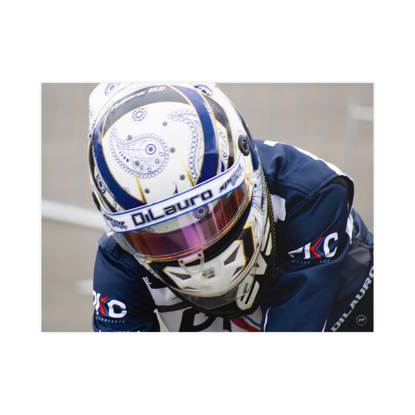 Helmeted Valor – Matte Finish Poster