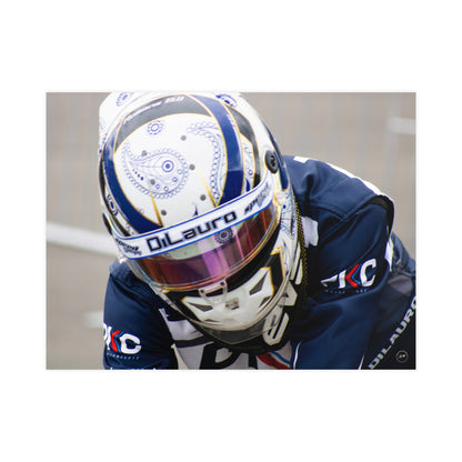 Helmeted Valor – Matte Finish Poster