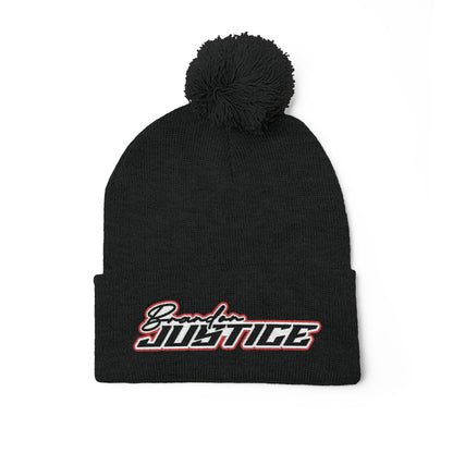 Brandon Justice Fury Pom-Pom Beanie