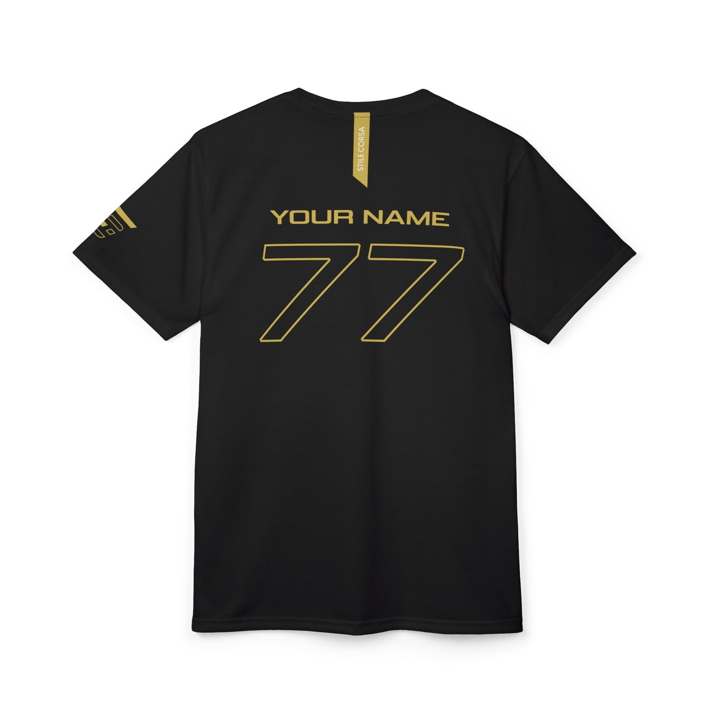 Race Instinct Performance Tee – Unisex, Custom Name & Number