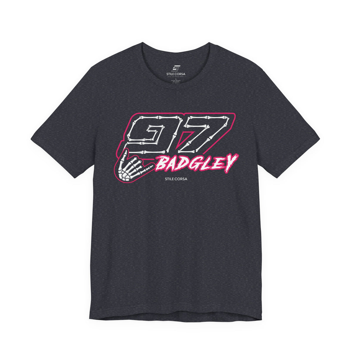 K. Badgley #97 — Haunted Grid Signature Tee