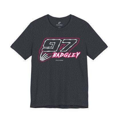 K. Badgley #97 — Haunted Grid Signature Tee
