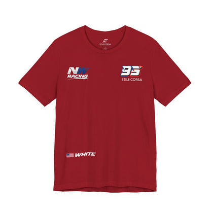 White #95 Raceday Tee - Unisex Fit