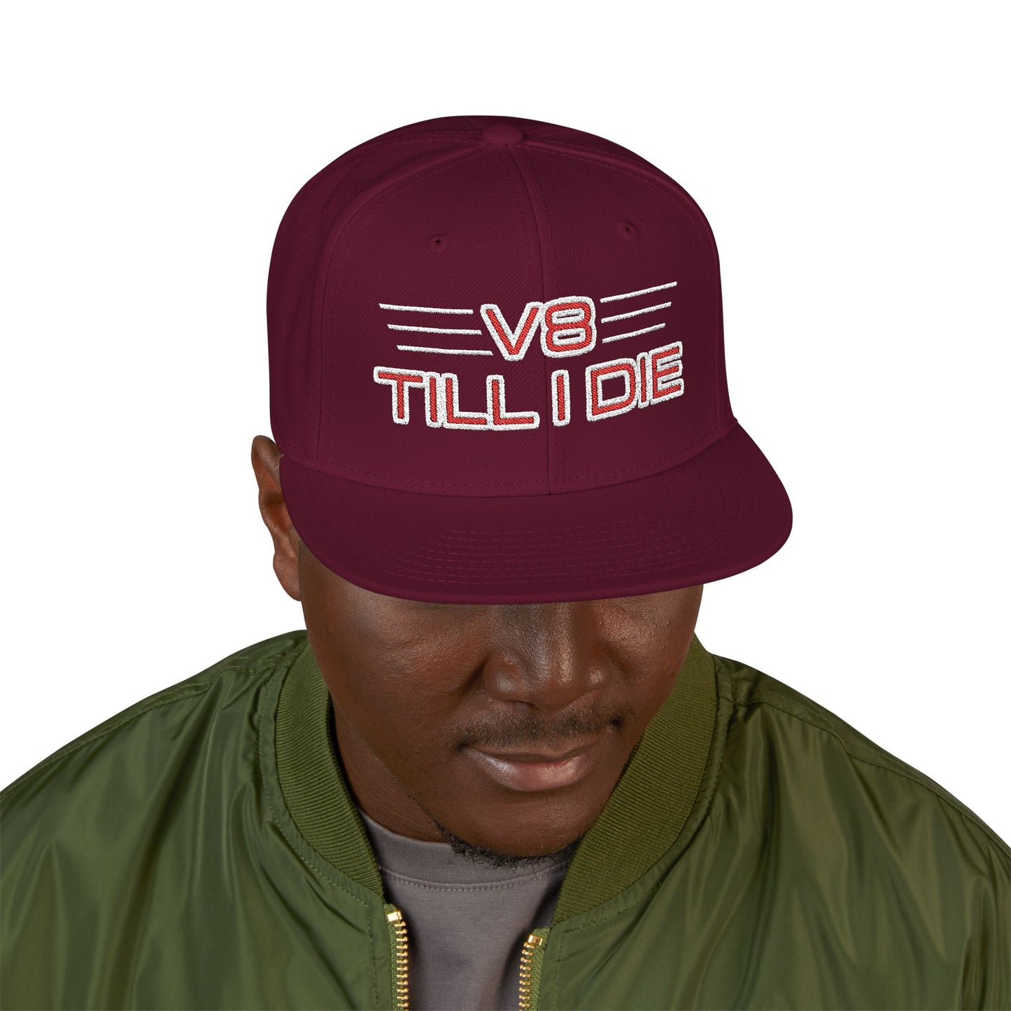 V8 Till I Die - Snapback Cap