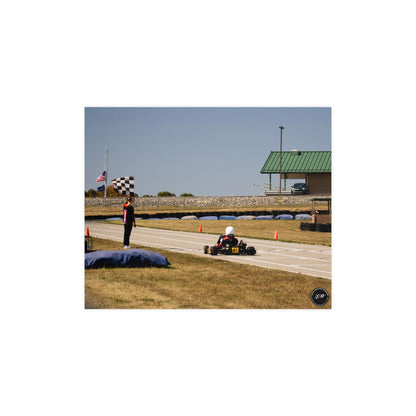 Checkered Victory – Matte Finish Poster