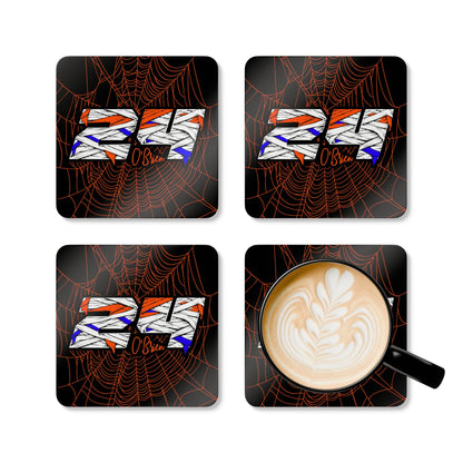 O`Brien #24 - Haunted Grid Coaster Set