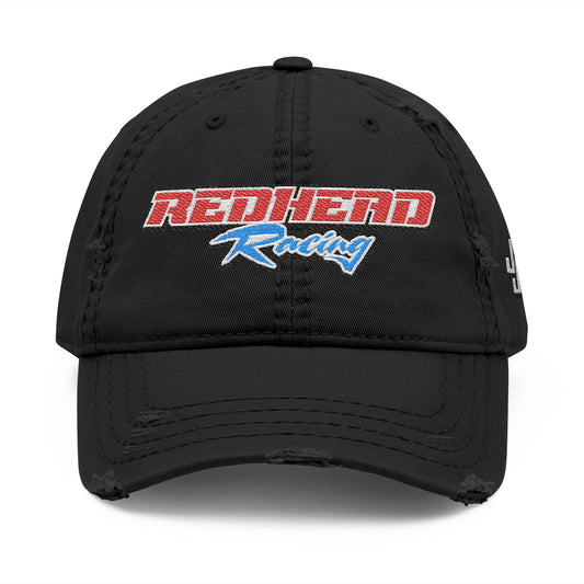 Jones "Redhead Racing" Noir Distressed Cap
