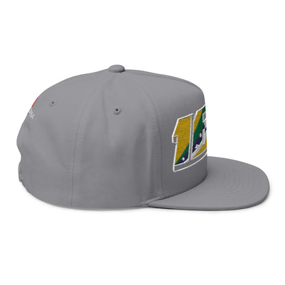 Jeanmenne #163 Auriverde Snapback Cap (Green Undervisor)