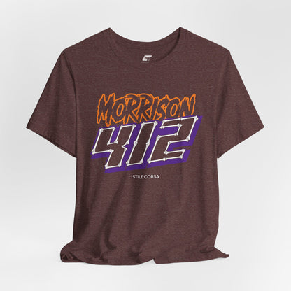 Morrison #412 — Haunted Grid Signature Tee
