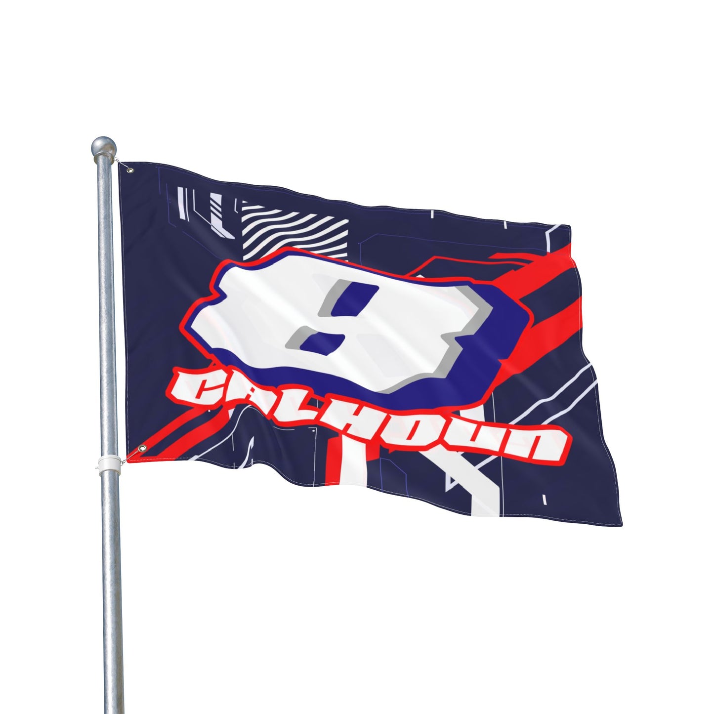 Calhoun #8 Gridwave Flag