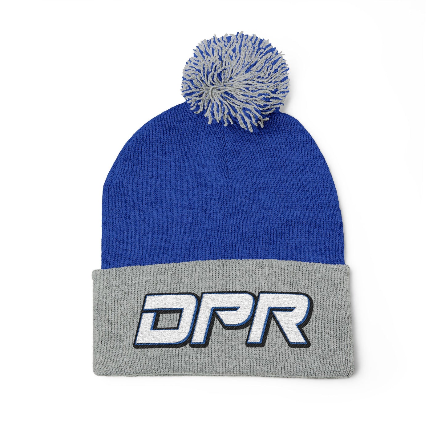 DPR Deep Blue Pom Beanie