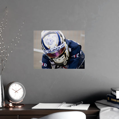 Helmeted Valor – Matte Finish Poster