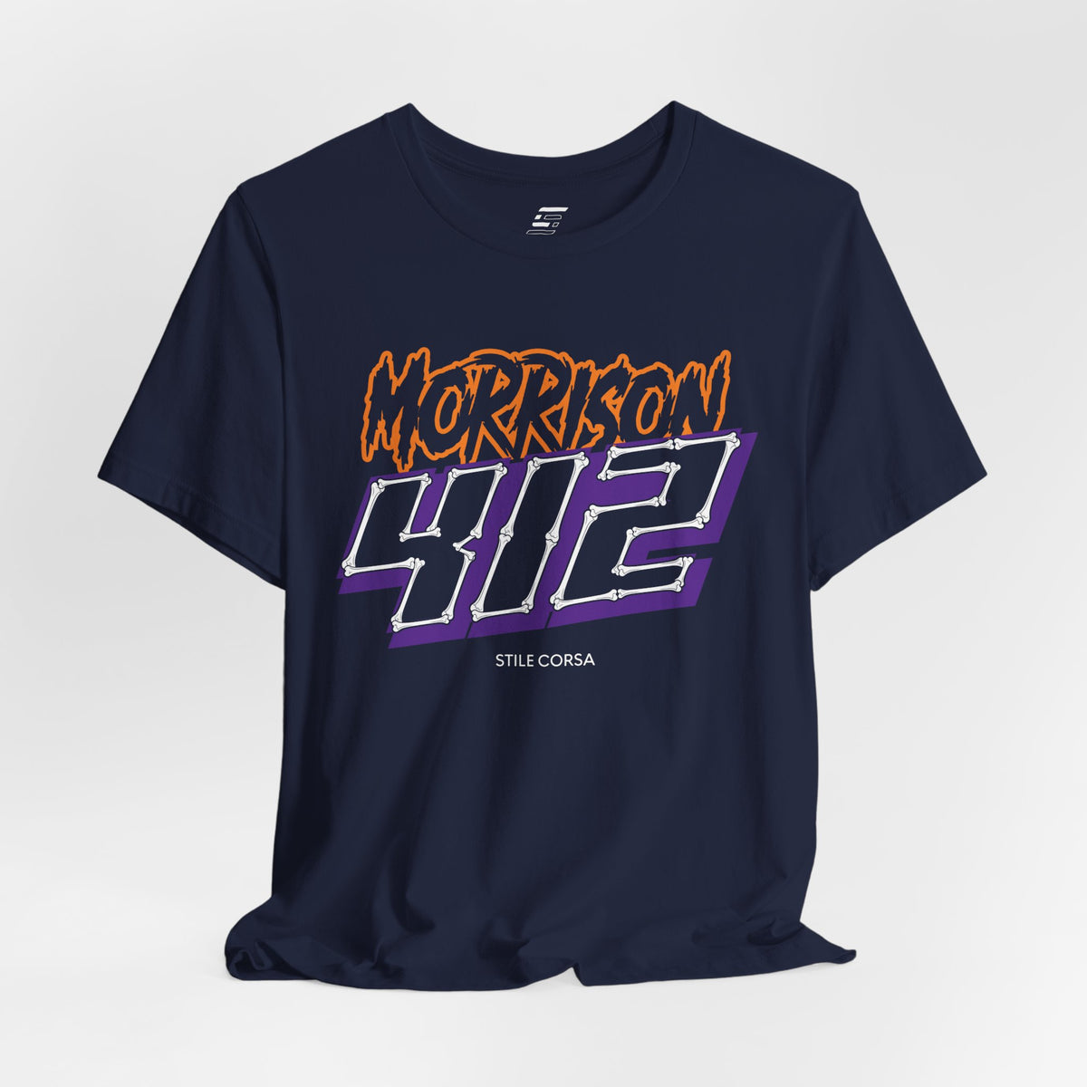 Morrison #412 — Haunted Grid Signature Tee