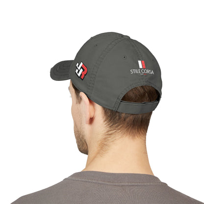 Jones "Redhead Racing" Noir Distressed Cap