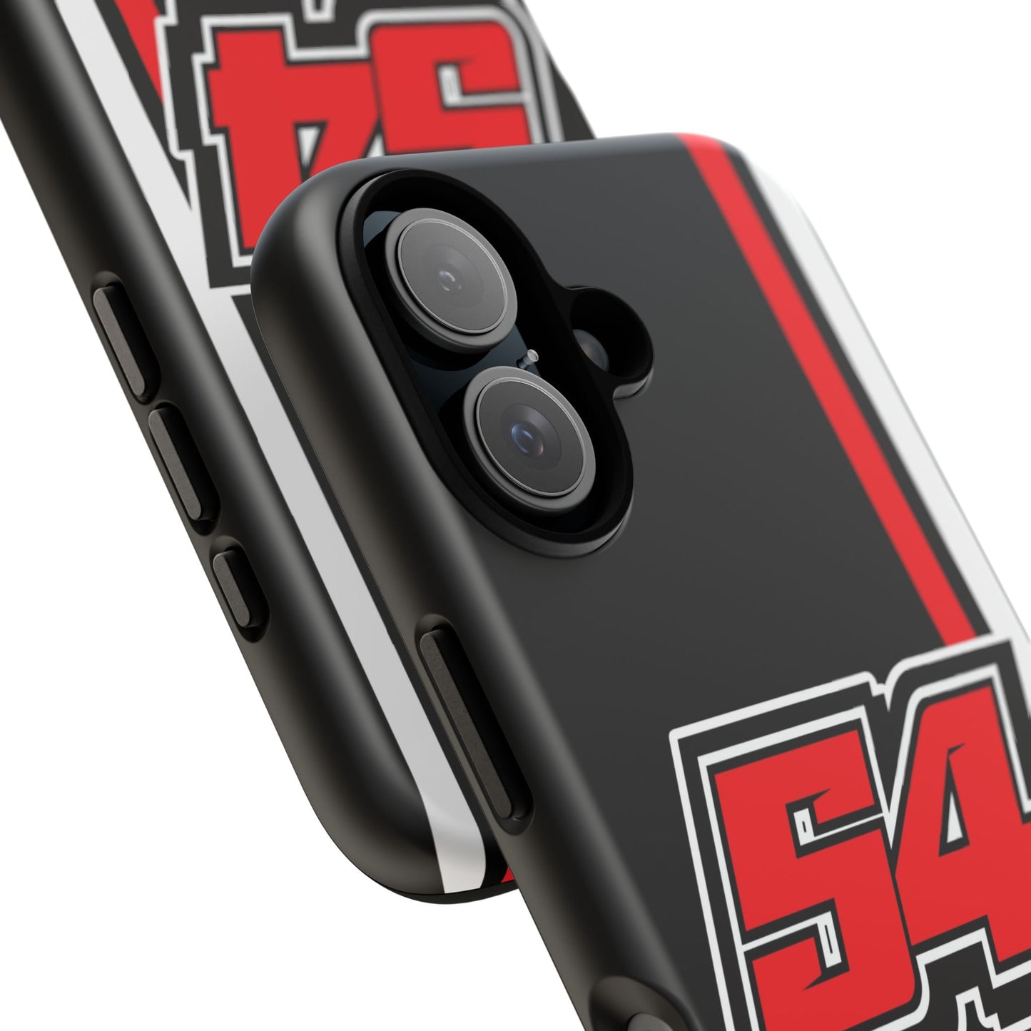Brandon Justice #54 Race Stripe Phone Case