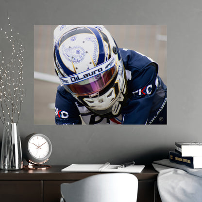 Helmeted Valor – Matte Finish Poster