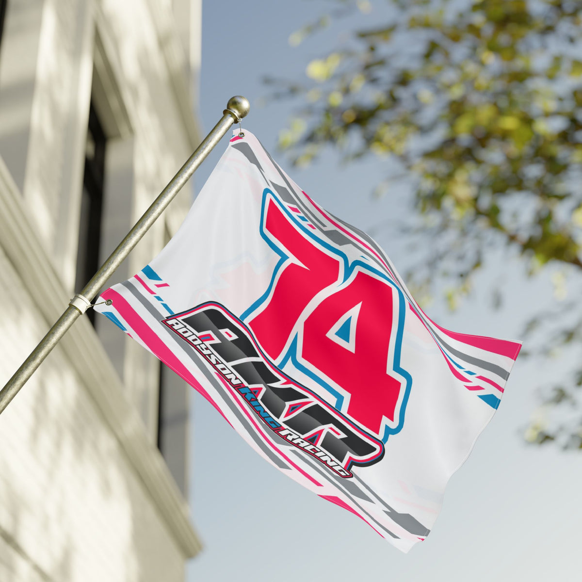 Addyson King #74 Gridwave Flag