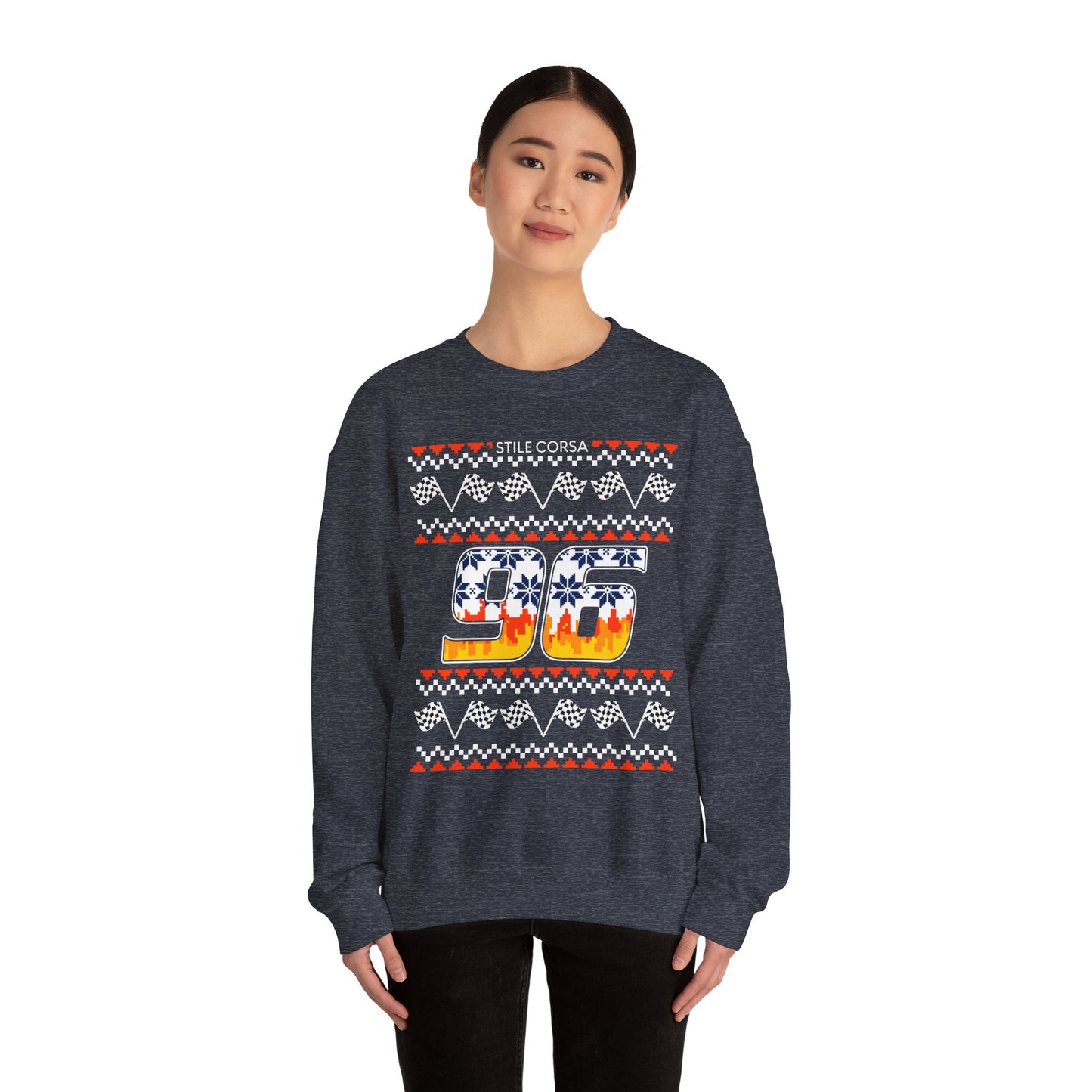 Hecker #96 Hot Lap Holiday Crewneck